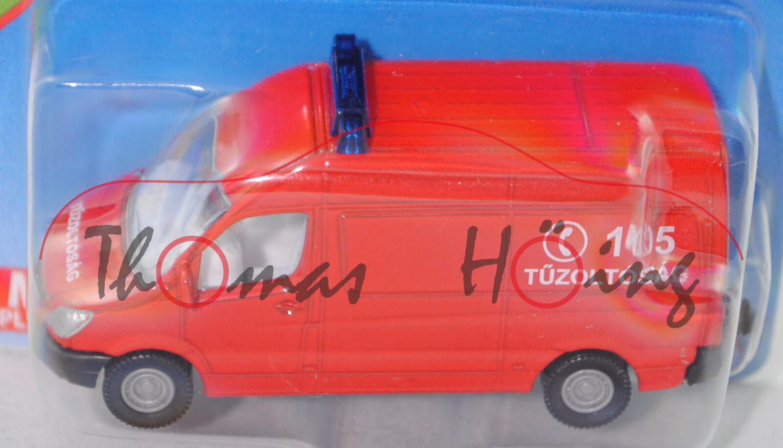 06400 HU Mercedes-Benz Sprinter II (W 906, Mod. 06-13) Command Car, rot, C 105 / TÜZOLTÓSÁG, P29e