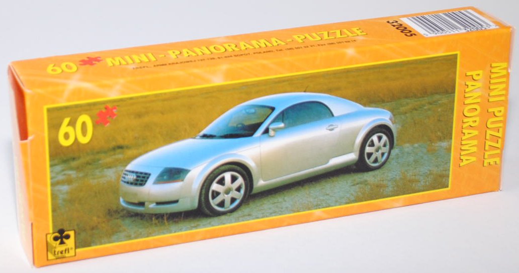 Audi TT Concept, Mj. 1995, Studie IAA 1995, silber, trefl, Puzzle mit 60 Teilen, mb