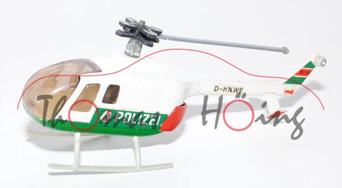 00000 Polizei-Hubschrauber MBB Bo 105 CBS-5 Superfive (Mod. 80-01), Kufen o. Verstärkung, beschädigt