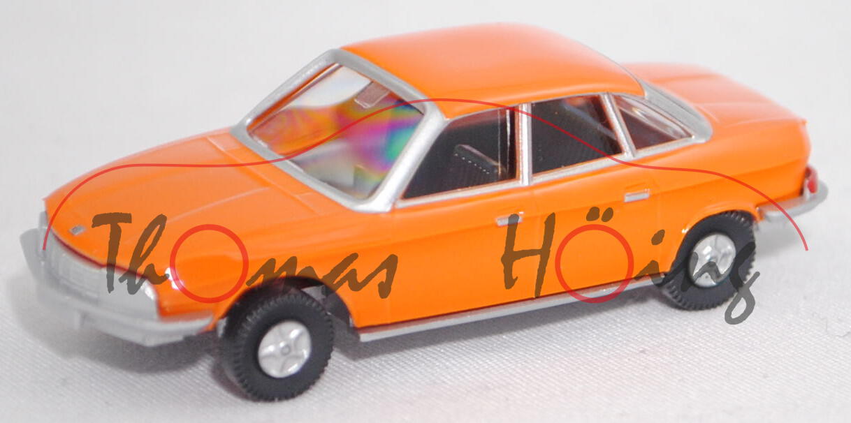 NSU Ro 80 (Typ 80, Modell 1967-1972), targaorange (Lacknr. 227 bzw. L20Y), Wiking, 1:87, Werbebox