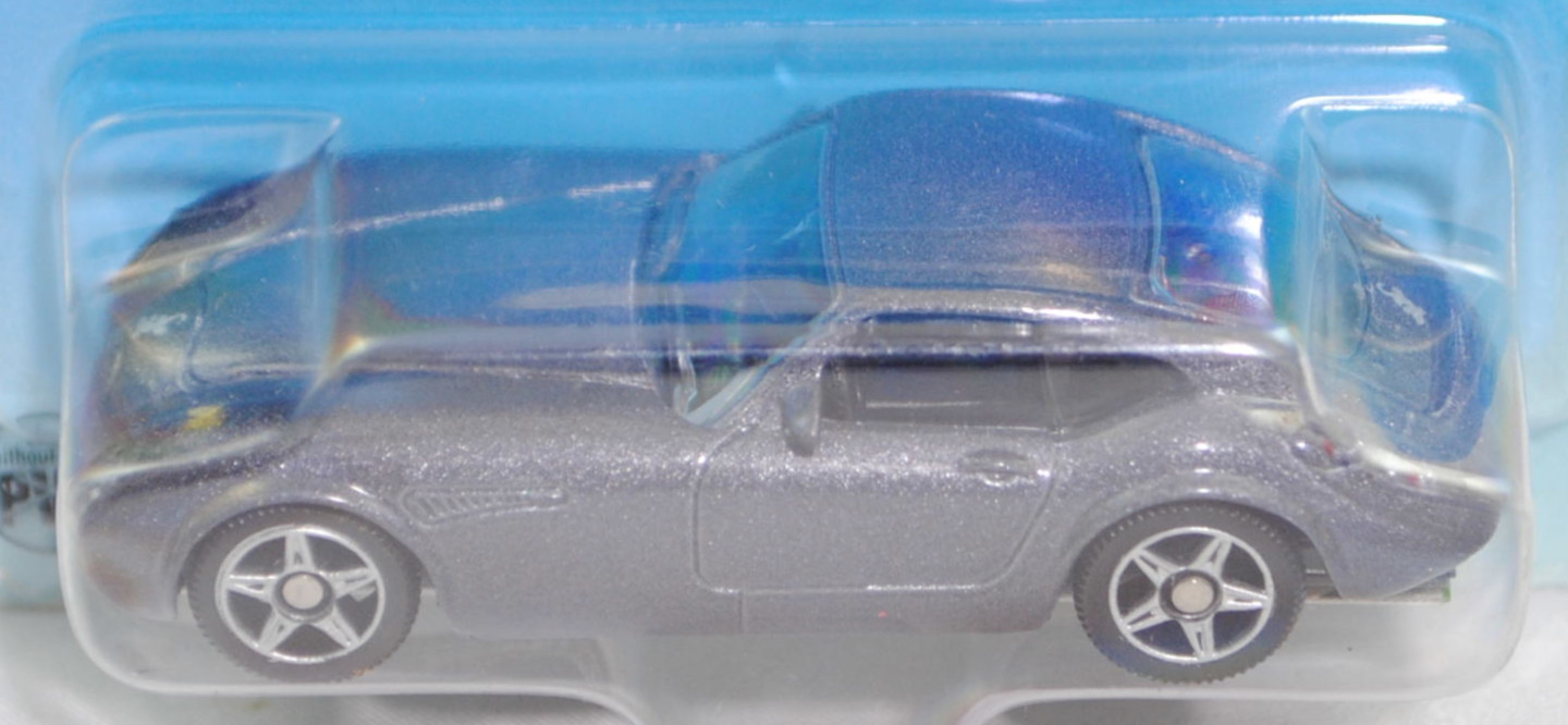 00009 Wiesmann GT MF4 (1. Gen., Modell 2005-2010), hell-schiefergraumetallic, SIKU, 1:53, P29b