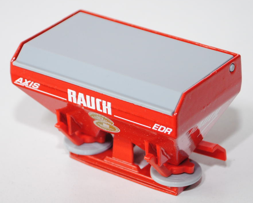 00406 Düngerstreuer, rot, AXIS RAUCH EDR / AGRITECHNICA / 2007 / Goldmedaille, SIKU, 1:32, Werbebox