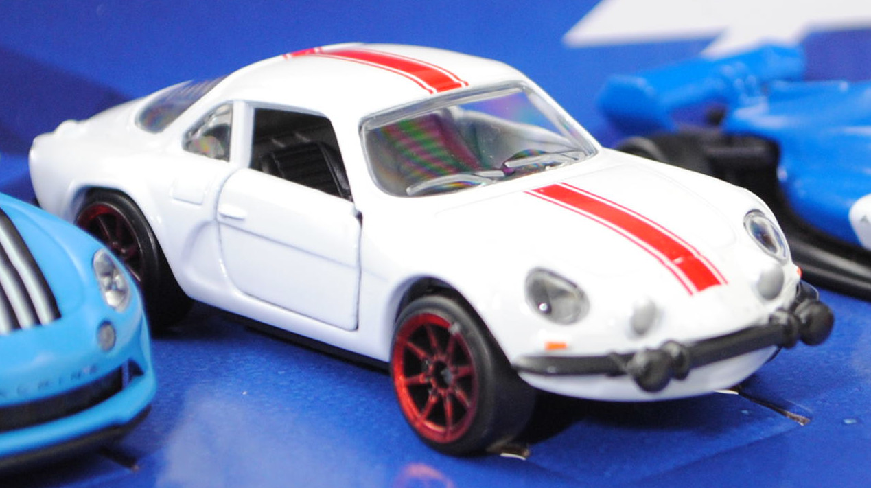Giftpack Alpine (5 Modelle): ALPINE A110 San Remo 73 + Renault Alpine A110 1600S + Alpine A525 + ALPINE A110 R 70 Tricolore + Renault Alpine A110 1600S, majorette, mb
