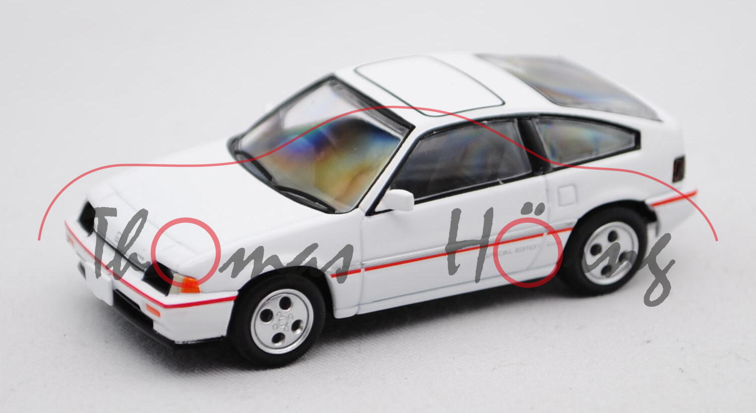 Honda Ballade Sports CR-X 1.5i / Honda CR-X (Typ 1. Gen., Mod. 83-87), weiß, TOMICA LIMITED/TOMYTEC