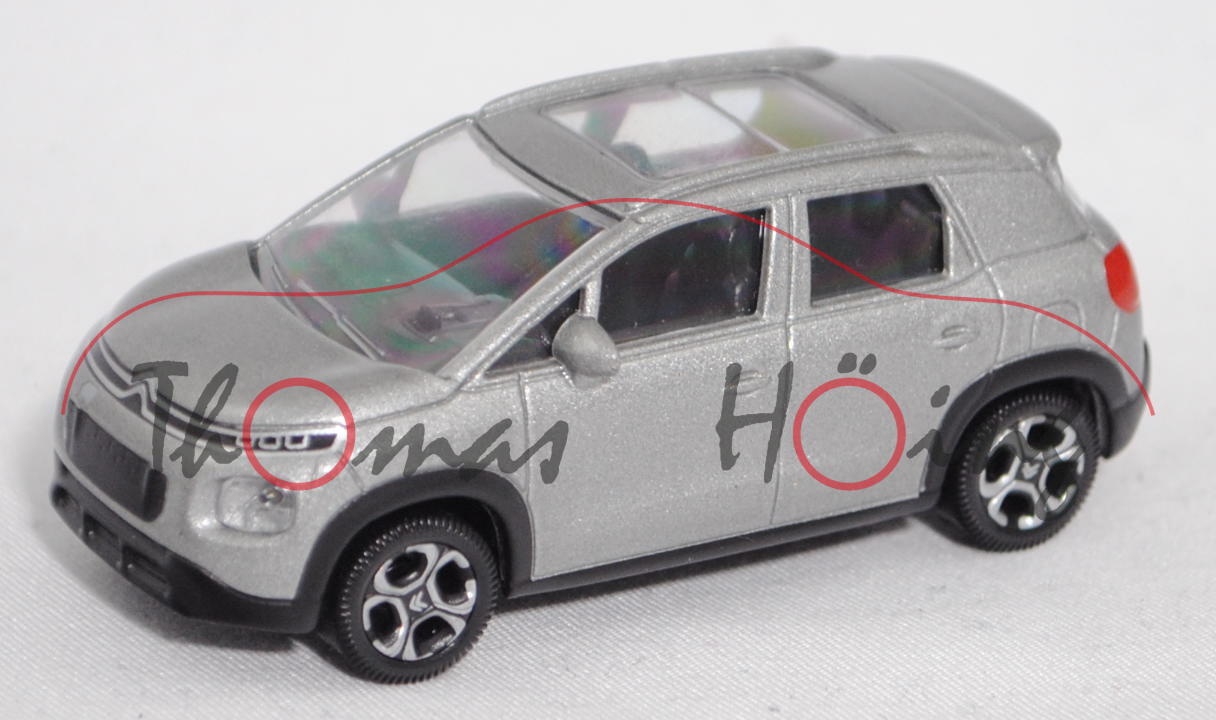 Citroen C3 Aircross (2. Gen., Modell 2017-), misty grey metallic, Norev Multigam Serie, ca. 1:64, mb