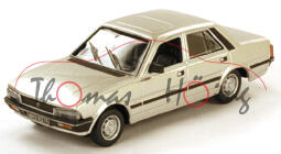 Peugeot 505 SR, Modell 1979-1986, silber, Norev, 1:43, PC-Box (Riss im Deckel)