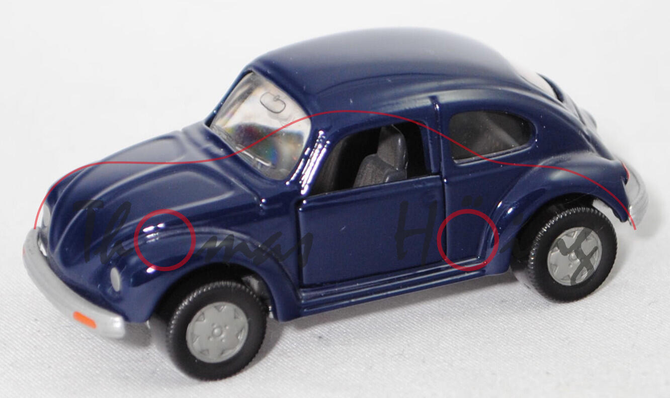 LA5E VW Käfer 1303 (Typ 11, Modell 1974-1975), maritimblau (LA5E), SIKU, 1:56 (Limited Edition)