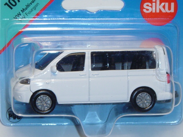 00005 VW T5 Multivan, Modell 2003-2009, reinweiß, neue Felgen, 1:55, P29b