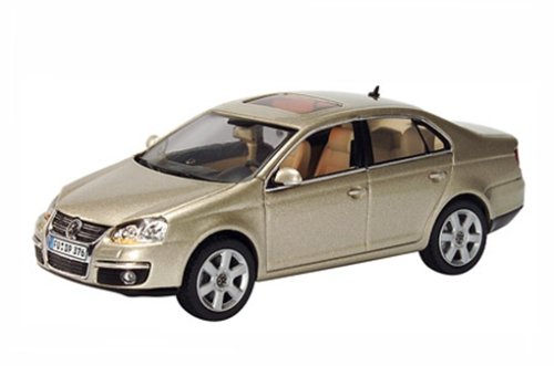 VW Jetta V 2.0 TDI (Typ 1K5), Modell 2005-2010, wheat-beige metallic, Schuco, 1:43, PC-Box (Deckel m