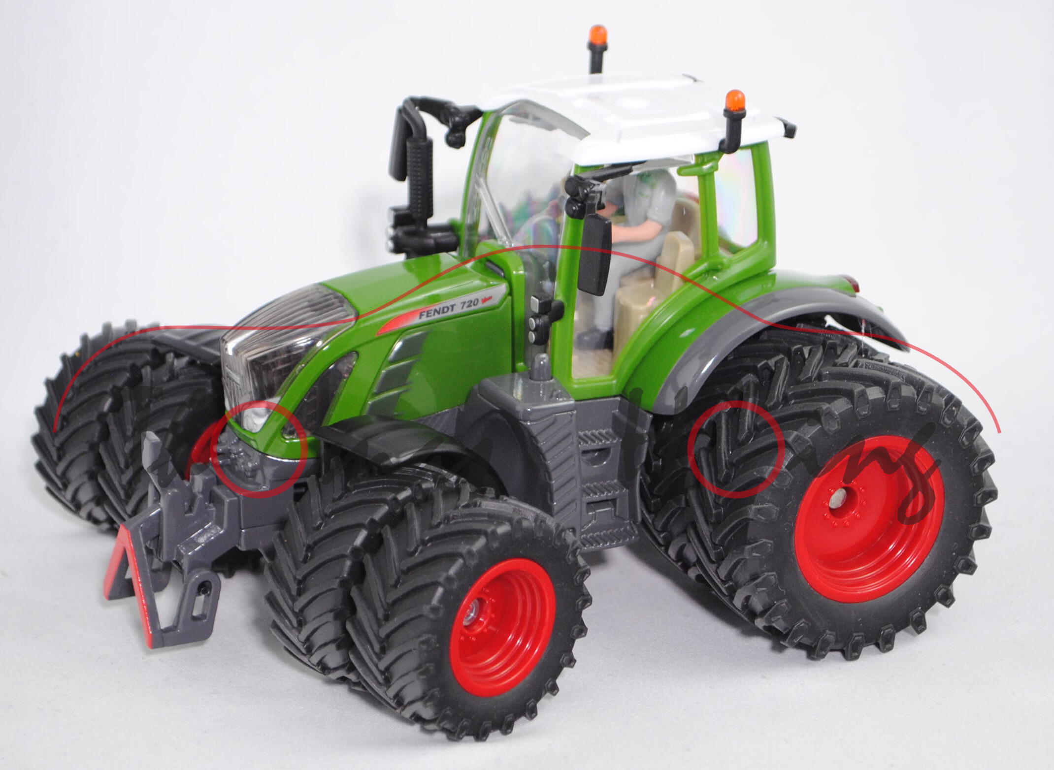 00402 Fendt 720 Vario Gen4 (Modell 2011-2015) mit Doppelbereifung, grün/grau/schwarz, Limited
