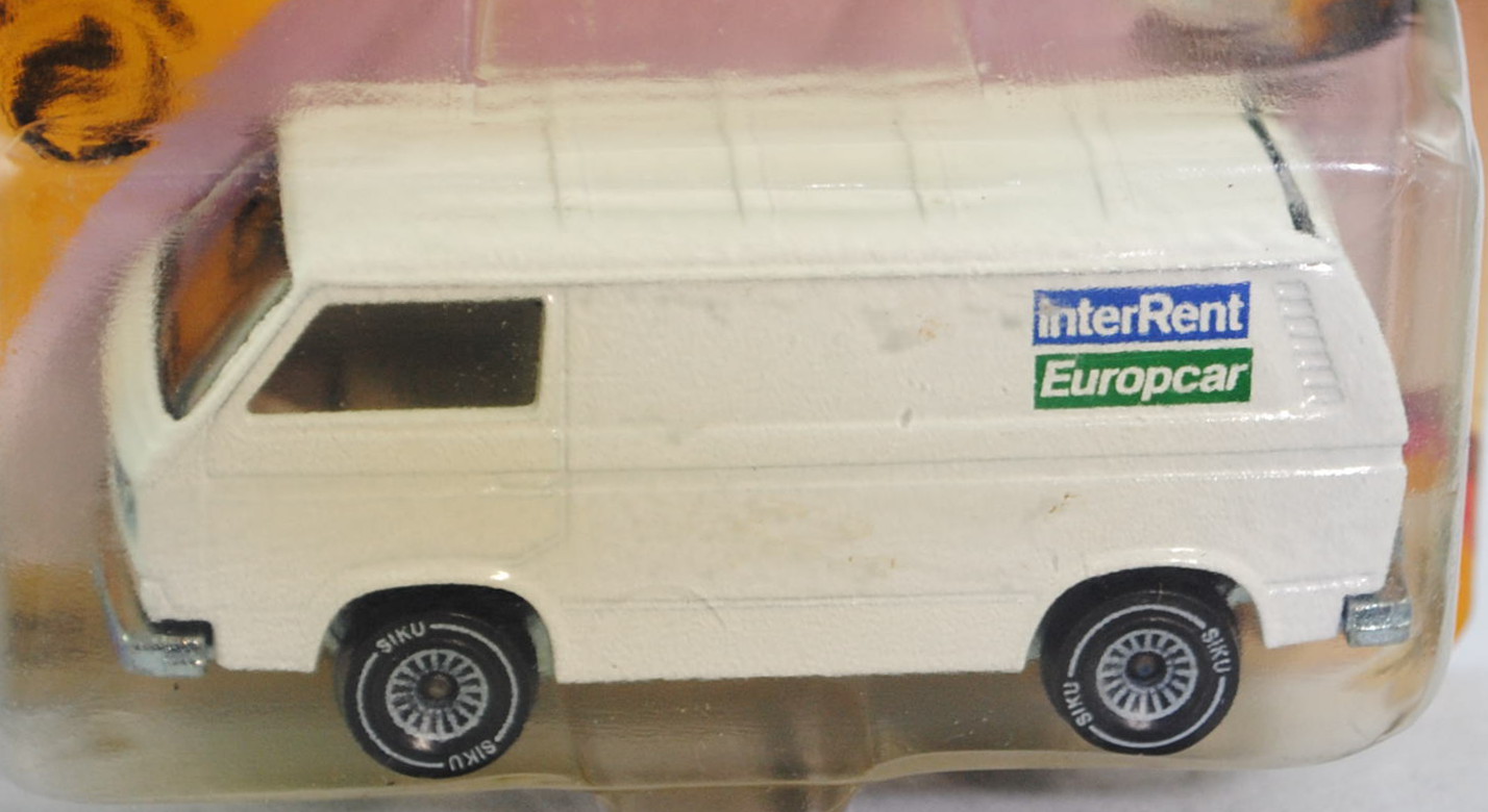 00015 VW Transporter 2,0 Liter (Typ T3, Modell 1979-1982), reinweiß, innen lichtgrau, Lenkrad integr