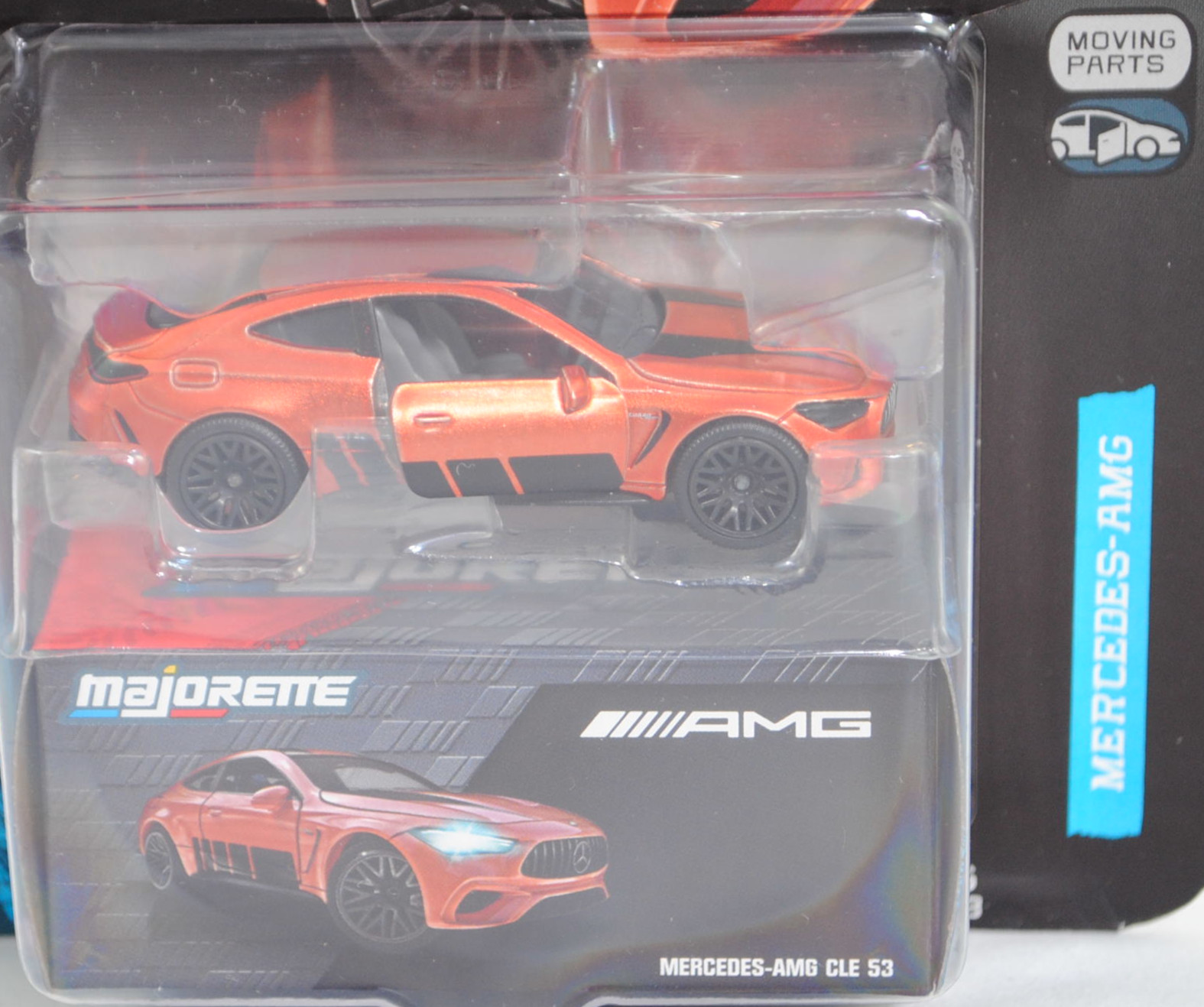 Mercedes-AMG CLE 53 4Matic+ Coupé Premium (C 236, Modell 2023-) (Nr. 232Q), kupfermetallic, majorette, ca. 1:66, Blister (MERCEDES-AMG DELUXE CARS)