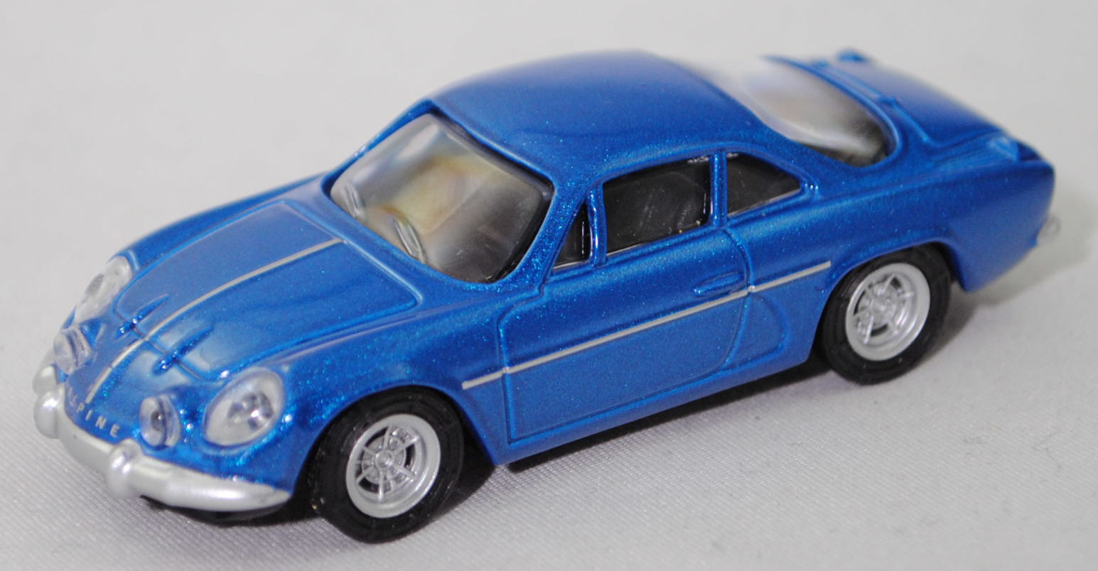 Renault Alpine A110 Berlinette 1600 S (1. Facelift 1967, Mod. 1969-1970), verkehrsblaumet., Norev, 1:54, mb