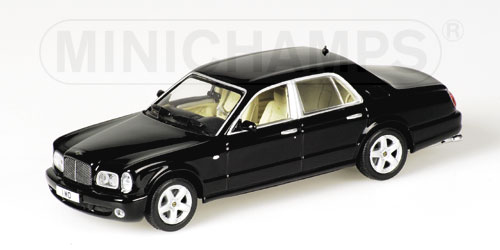 Bentley Arnage R  Red Label, Modell 2002-2004, schwarz, Minichamps, 1:43, PC-Box