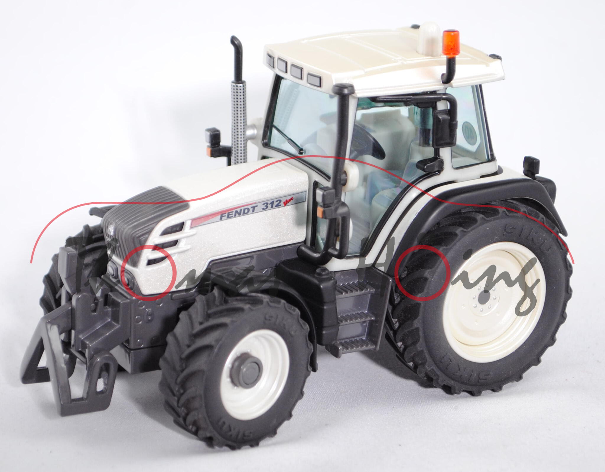 Fendt 312 Vario Traktor (Modell 2006-2012), champagnermetallic/perlmuttweißmetallic/hell-umbragrau/m