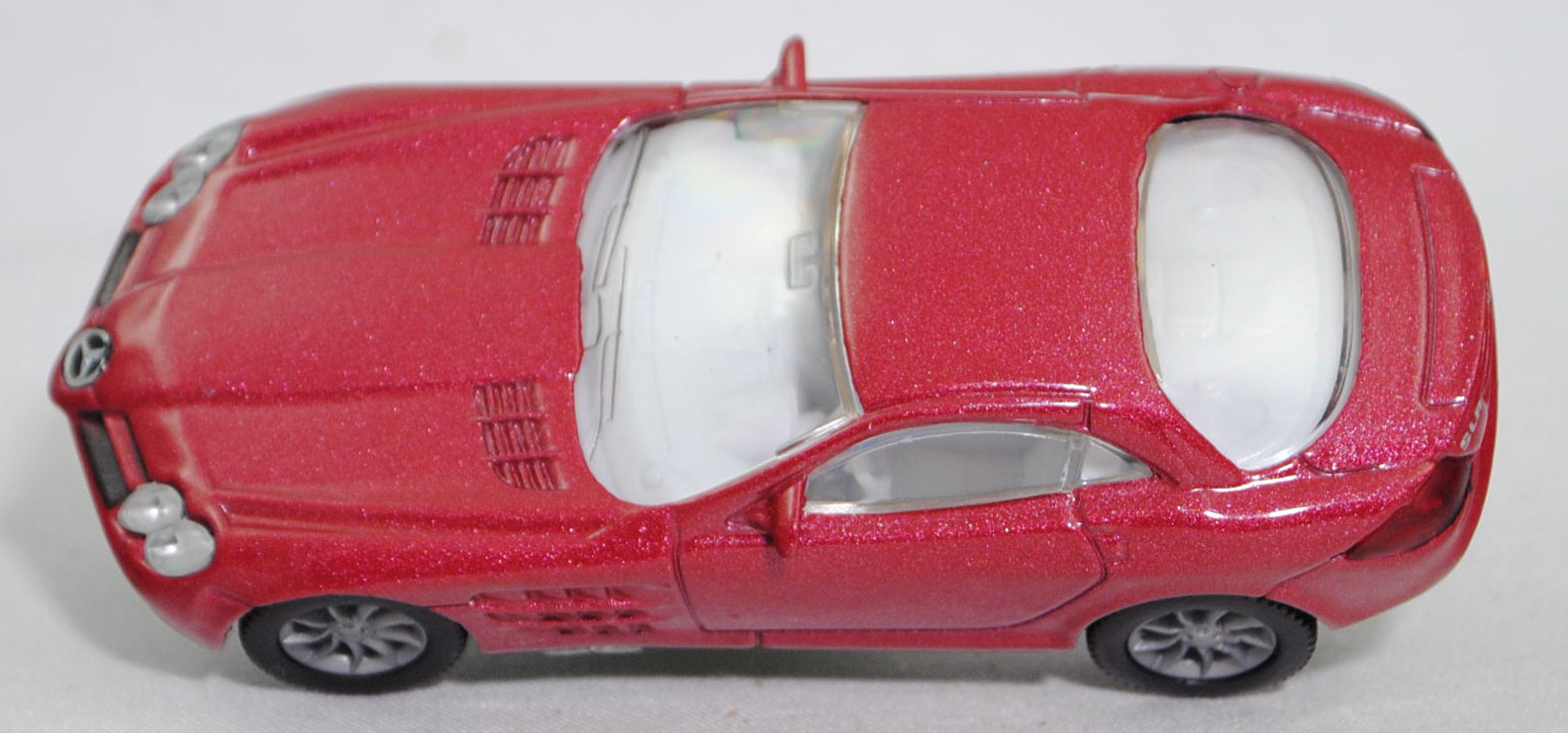 00005 Mercedes-Benz SLR McLaren (1. Generation, C 199, Modell 2004-2008), hell-braunrotmetallic, Bpr. 1004, B25a / B25b silbergrau, SIKU SUPER, 1:55, m