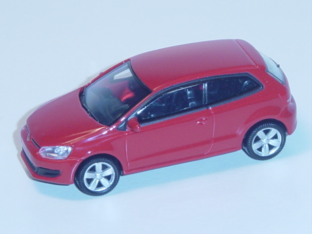 VW Polo, rocket orange, 1:50, Norev, Werbeschachtel