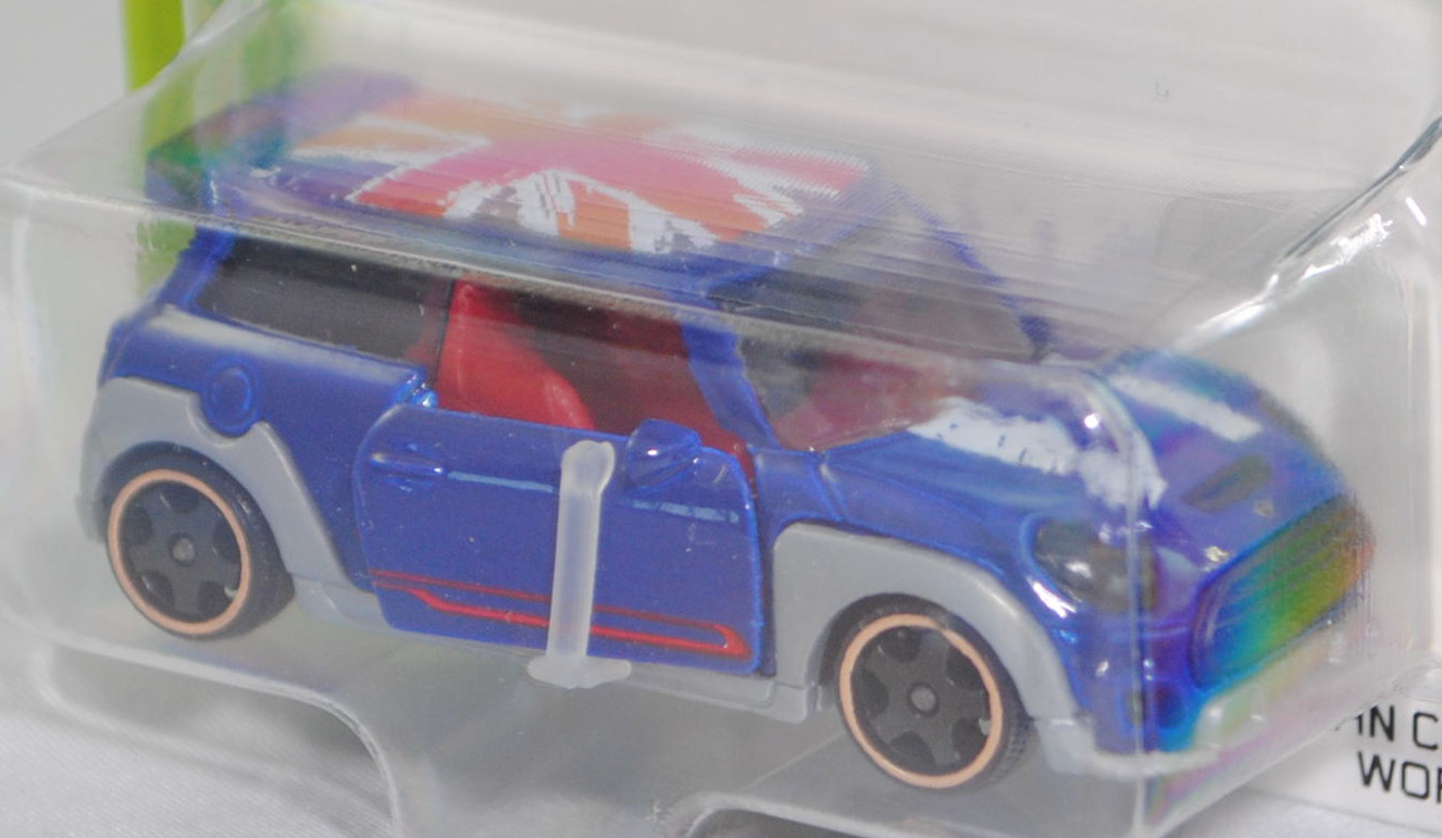 MINI John Cooper Works GP (F56, 1. Facelift 2018, Modell 2020-2020) (Nr. 265C), Karosserie ultramarinblau, Dach ultramarinblau, majorette, 1:58, Blister (MINI ICONS PREMIUM CARS)