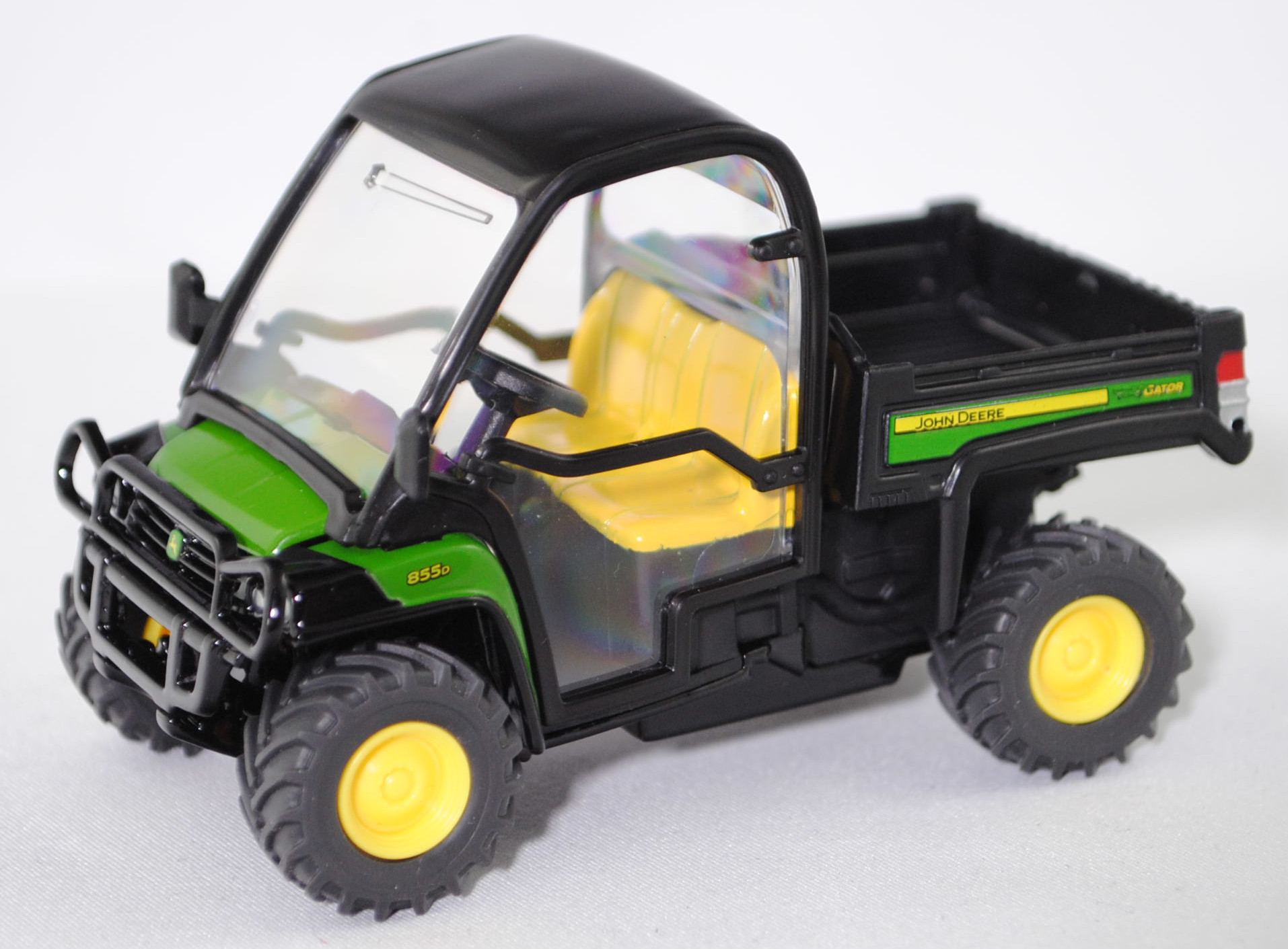 00001 IE + GB John Deere XUV 855D PS 4x4 Gator (Vorfacelift, Modell 2011-2013), smaragdgrün, Bpr. ohne Artikelnummer und mit Chargennummer, SIKU FARMER, 1:32, L17mpK (Limited)