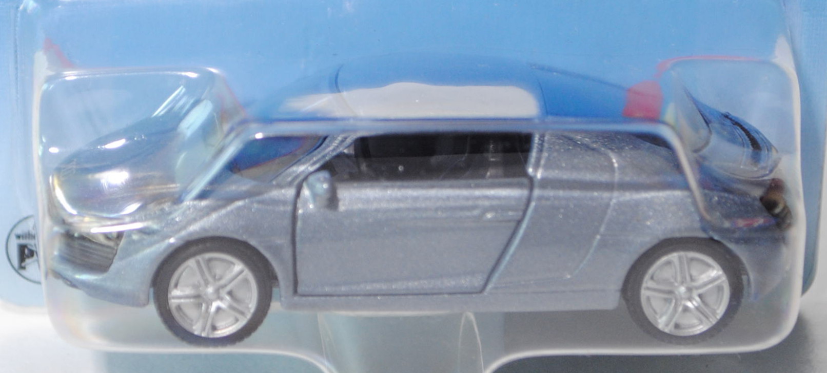 00000 Audi R8 4.2 FSI quattro Coupé (Typ 42), Modell 2007-2010, blausilbermetallic/weißaluminiummeta