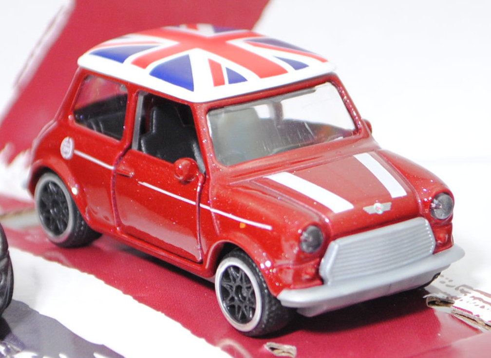 Giftpack MINI ICONS: MINI John Cooper Works GP (Modell 2020) + 2x MINI Cooper 1.3i (Modell 1991-1996) + 2x MINI Cooper S, majorette, mb (MINI ICONS EDITION)