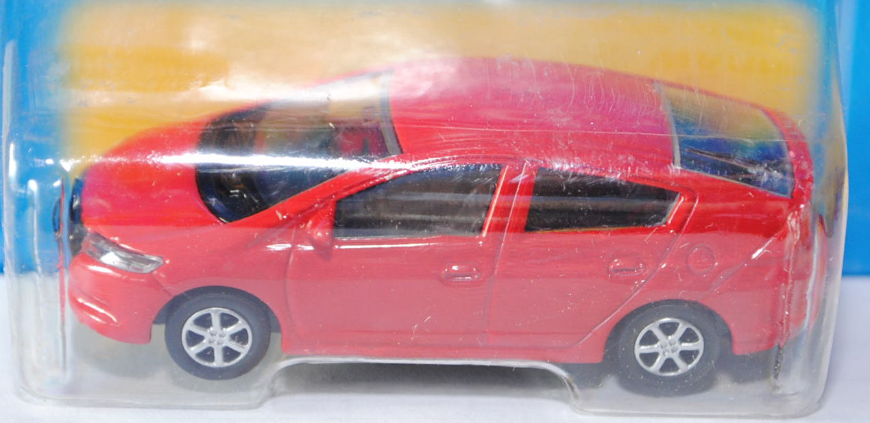 Honda Insight, karminrot, innen schwarz, Free Wheel, Unifortune RMZ City, 1:58 (3 inches Scale Model