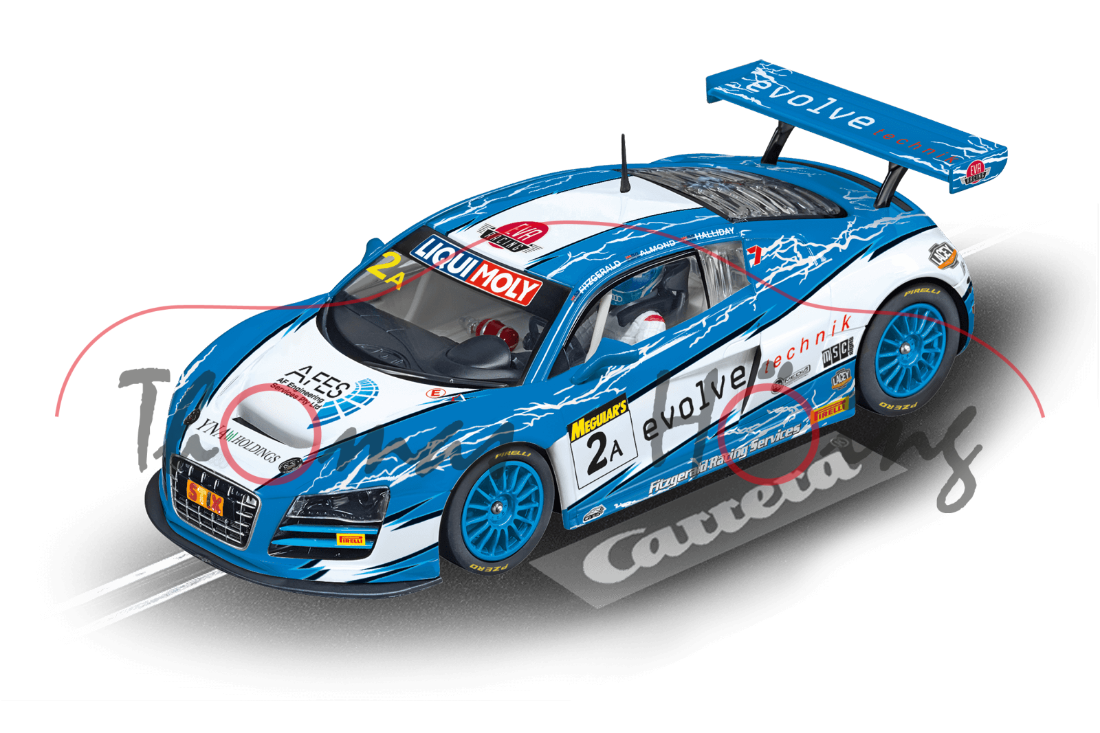 Audi R8 LMS ultra (Mod. 12-15), 12h Bathurst 2015, Nr. 2A, Fitzgerald Racing, Carrera DIGITAL124, mb