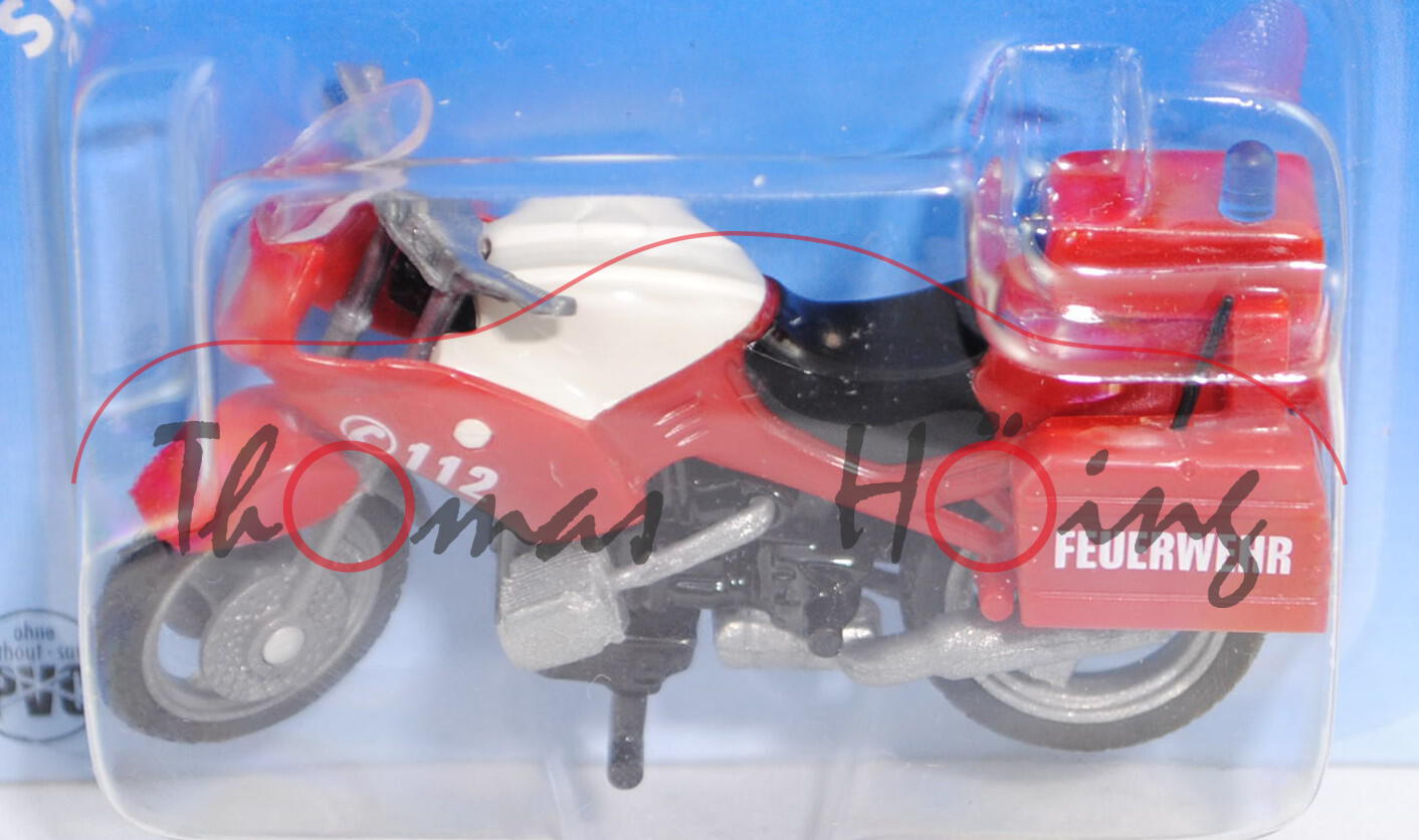 BMW R 1100 RS (Modell 1993-2001) Feuerwehr-Motorrad, karminrot, C 112 / FEUERWEHR, ca. 1:31, P28a