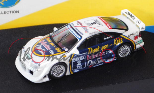 Opel Calibra V6 4x4 (Dreitürer, Coupé), Modell 1993-1996, perlmuttweiß/saphirblau, DTM 1995, Nr. 2 (