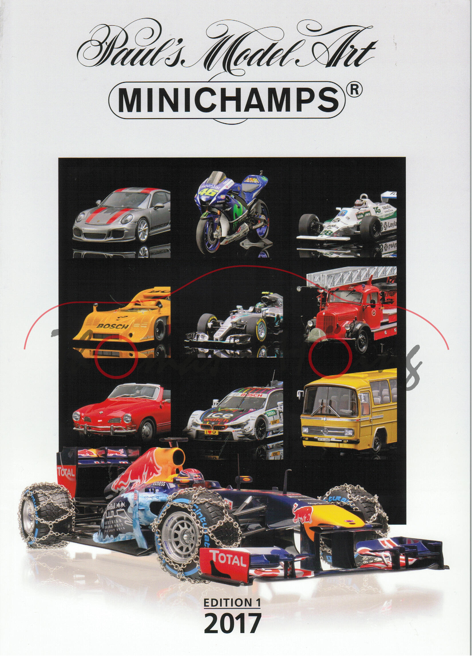 Minichamps Katalog Edition 1 2017 mit 184 Seiten DIN A4, Minichamps