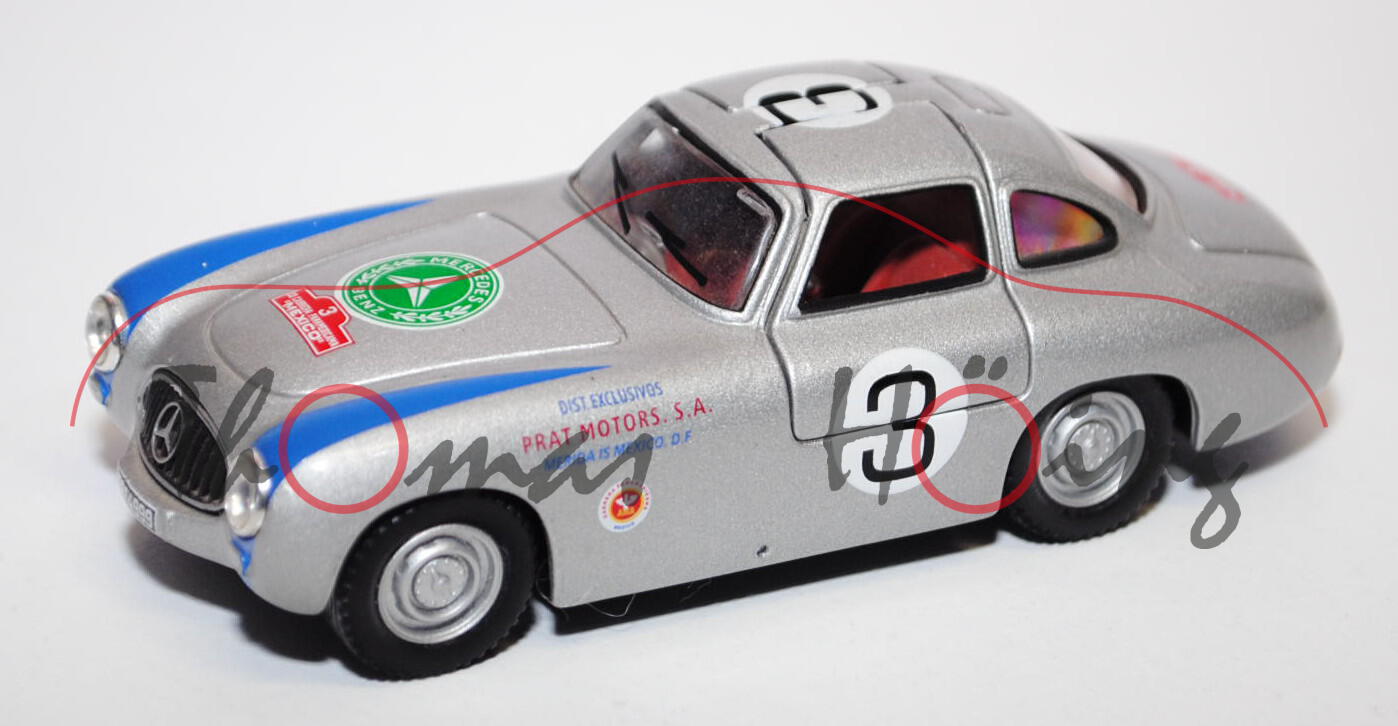 Mercedes 300 SL Carrera Panamericana, Typ W 194, Modell 1952, silber, III CARRERA PANAMERICANA / MEX