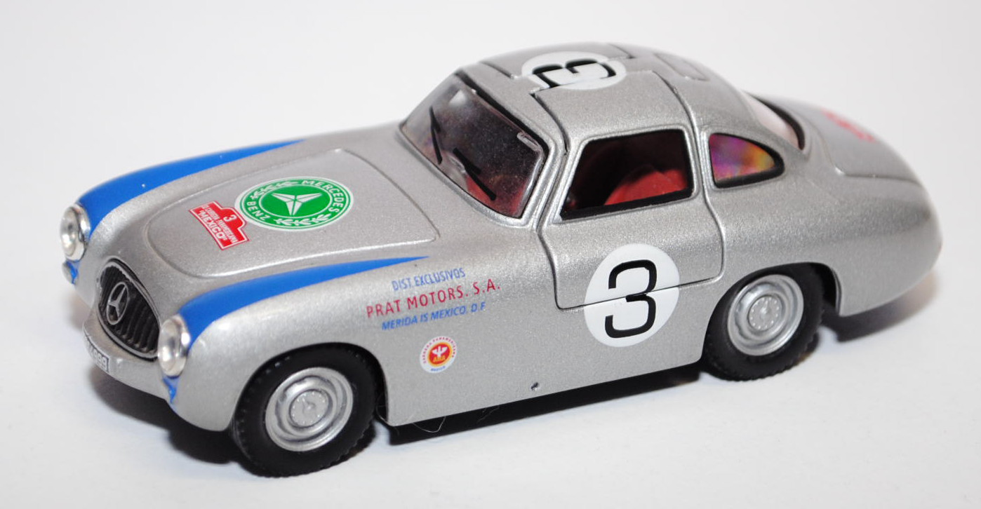 Mercedes 300 SL Carrera Panamericana, Typ W 194, Modell 1952, silber, III CARRERA PANAMERICANA / MEX