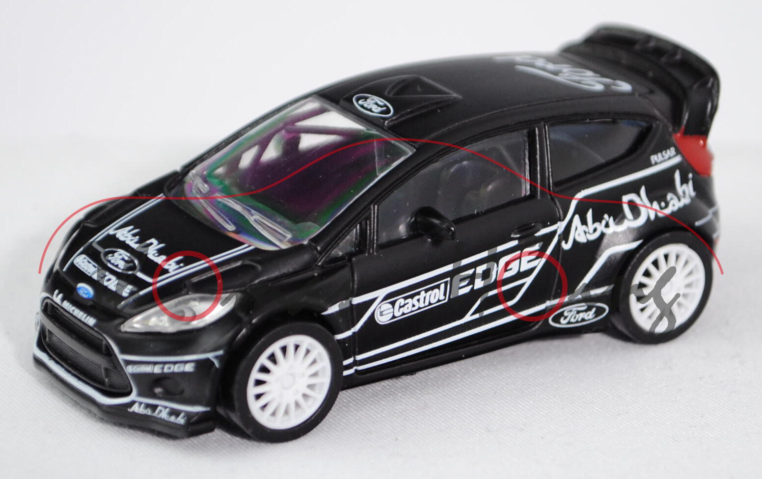 Ford Fiesta RS WRC (Modell 2011-), schwarz, Rallye de France - Alsace 2011, Ford Abu Dhabi World Ral