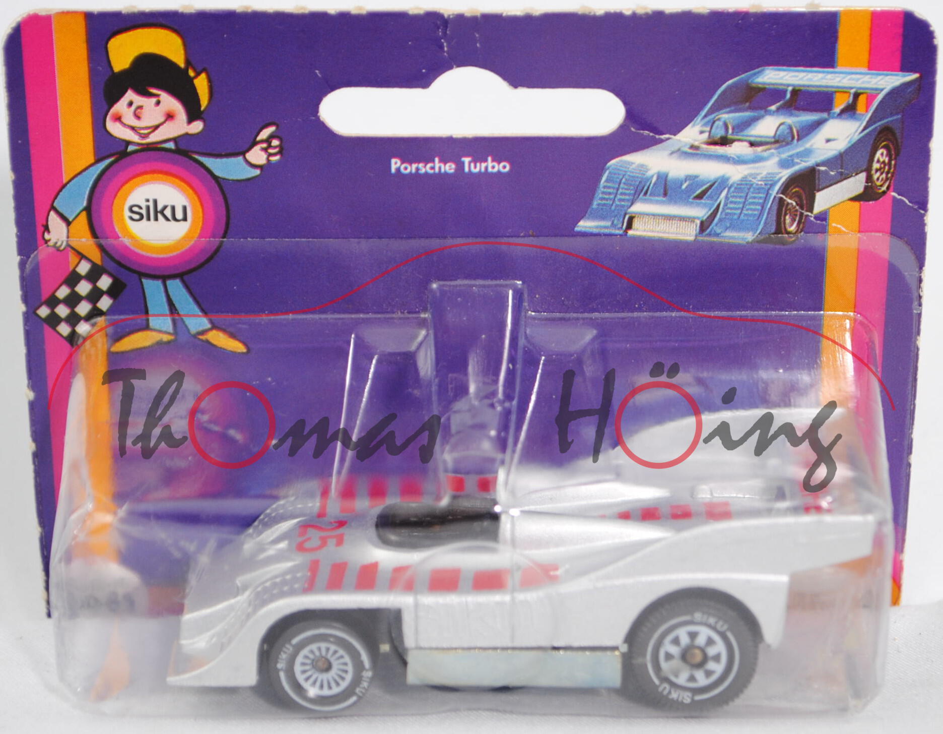 00001 Porsche 917/10 TC (TurboCharged, CanAm-Prototyp, Modell 1972), silbergraumetallic, innen schwa