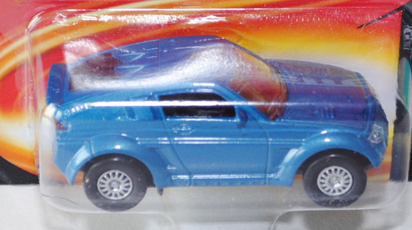 Mitsubishi Pajero MPR 11 (Nr. 8), Modell 2006, azurblaumetallic, majorette, ca. 1:64, Blister