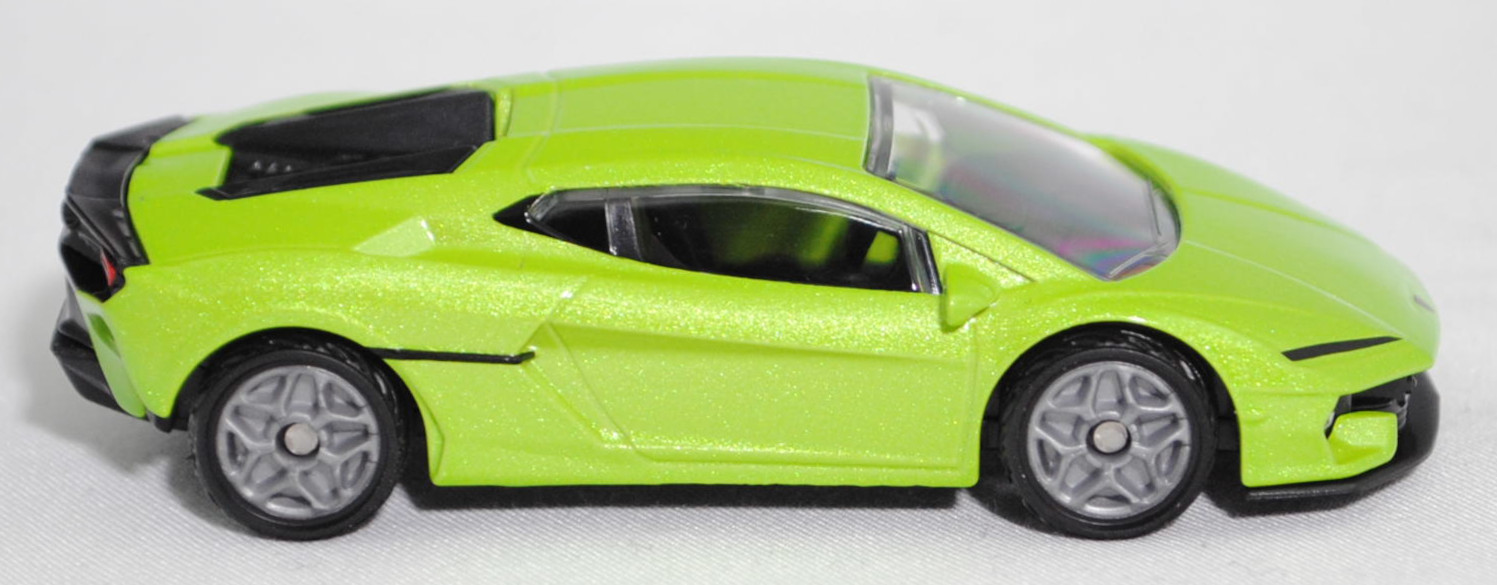 00000 Lamborghini Temerario (1. Generation, Modell 2024-), hell-gelbgrünmetallic, innen schwarz, B55 silbergrau, SIKU SUPER, 1:59, P29f