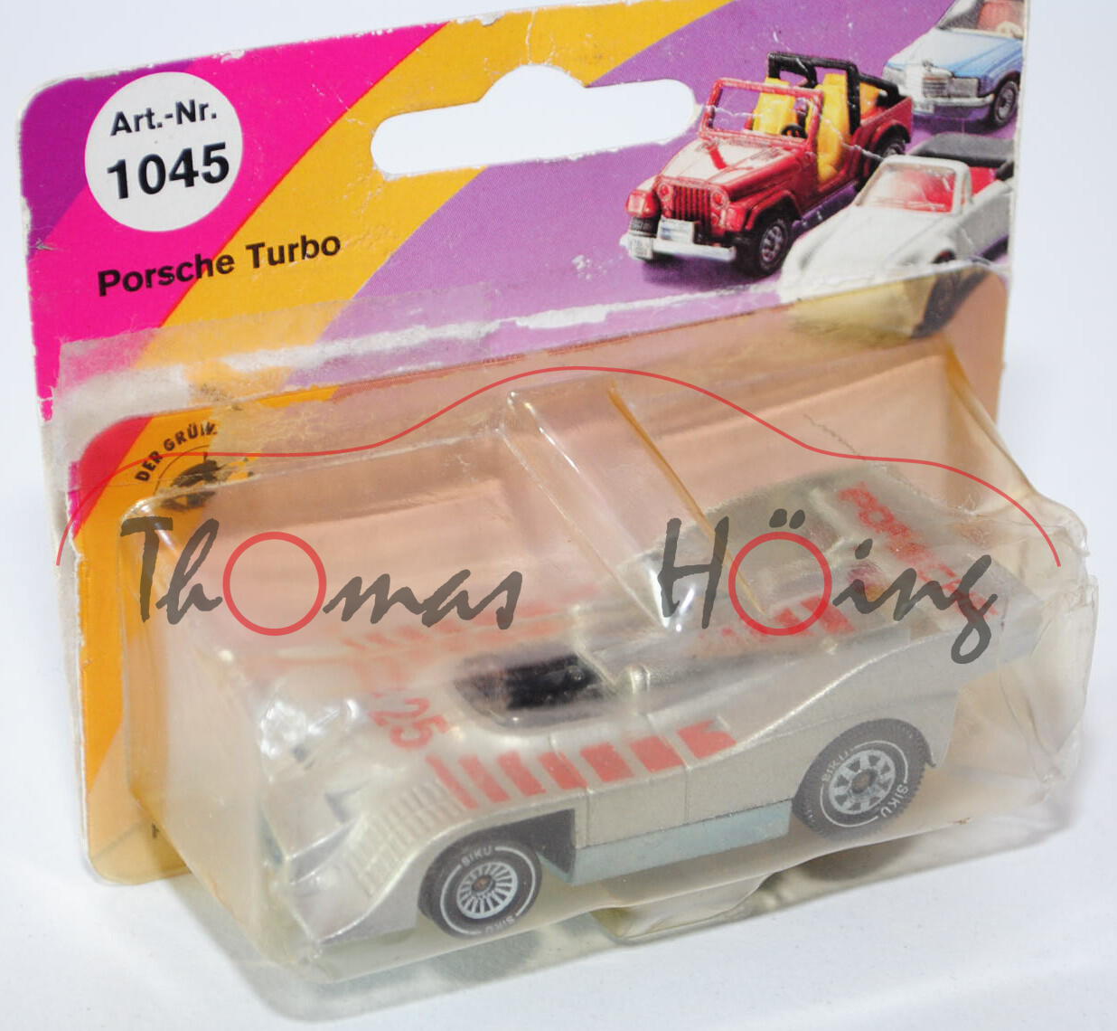 00001 Porsche 917/10 TC (TurboCharged, CanAm-Prototyp, Modell 1972), silbergraumetallic, innen schwa