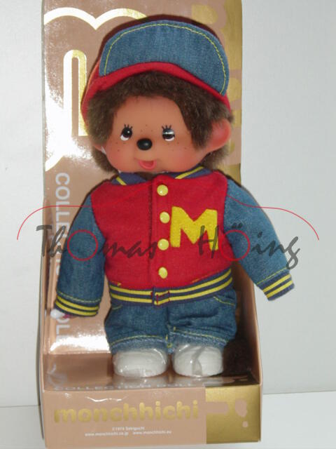 Monchhichi M/F - Stadium Jumper Boy MCC, 20 cm groß, Sekiguchi