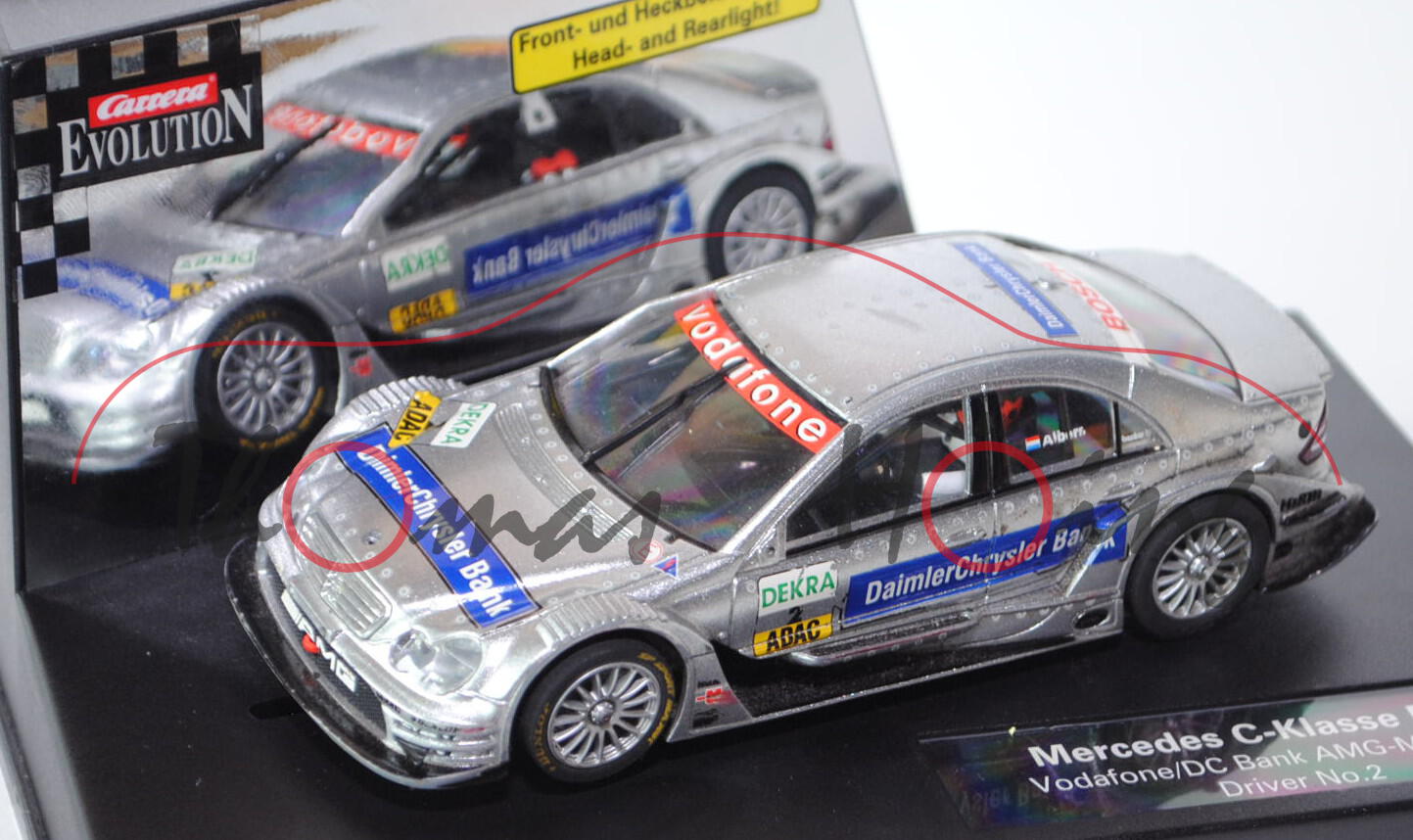 DTM AMG Mercedes C-Klasse, silber, DTM 2004, Team: DaimlerChrysler Bank AMG-Mercedes (2. Platz), Nr.