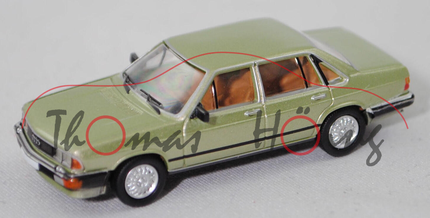 Audi 200 5E (Baureihe C2, Typ 43, Mod. 1980-1982), inarisilbermetallic, Premium ClassiXXs®, 1:87, mb