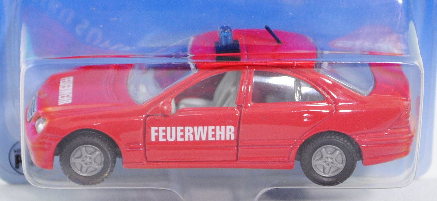 00001 Mercedes-Benz C 320 (Baureihe W 203, Modell 2000-2004) Feuerwehr-Einsatzleitwagen, rot, P28a