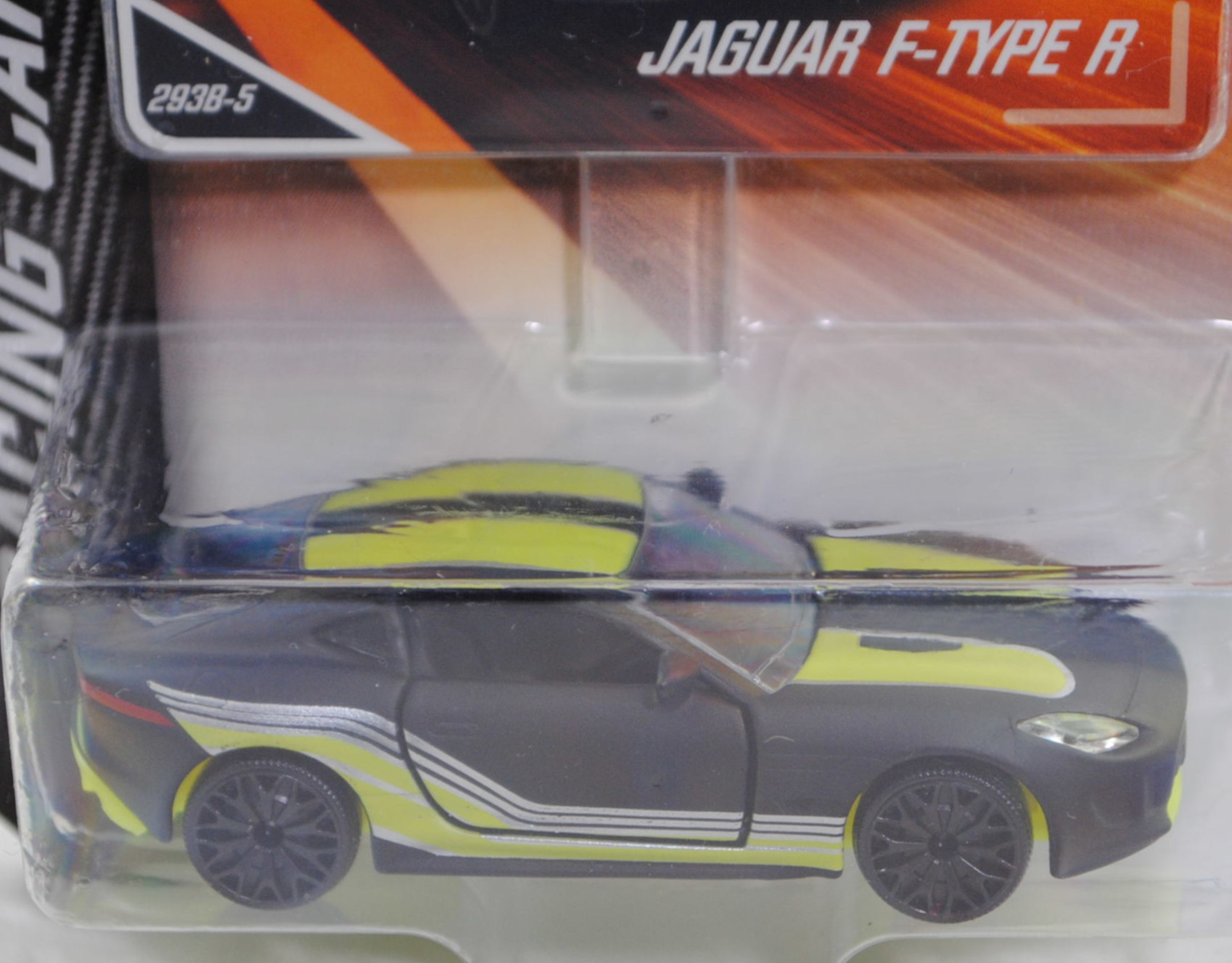 Jaguar F-Type Coupé R 5.0 V8 AWD (Typ X152, Mod. 14-17), mattschwarz, Nr. 293B-5, majorette, 1:59, Blister