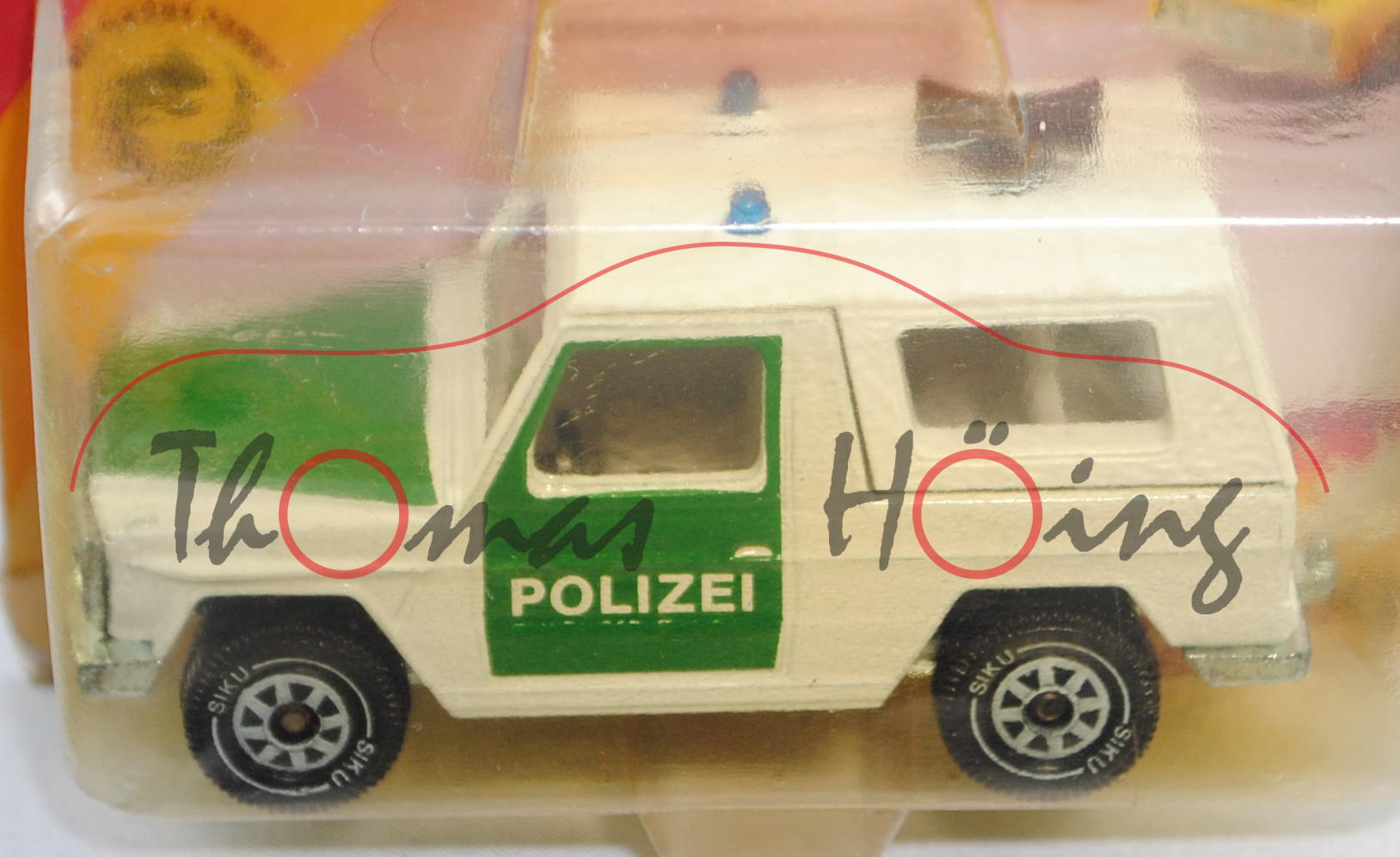 Mercedes-Benz 280 GE (Typ W 460, Modell 1980-1990) Polizei-Geländewagen, reinweiß/minzgrün innen lic