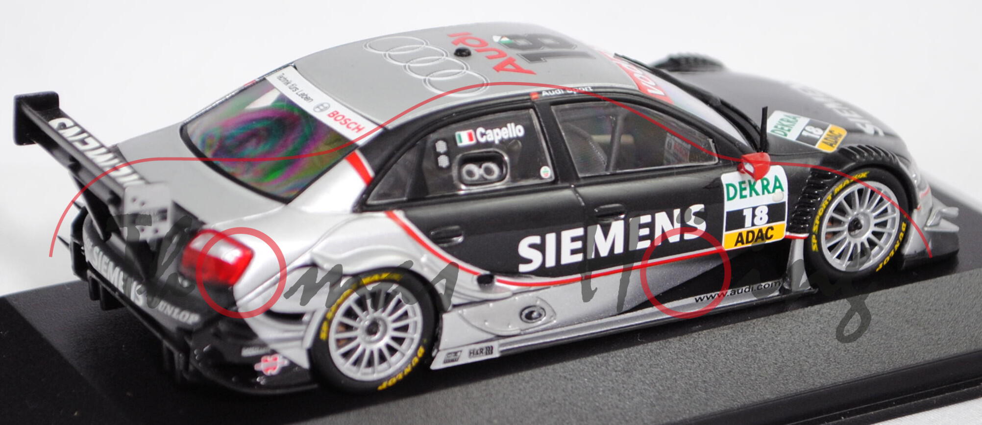 MINICHAMPS 1:43 AUDI A4 R. CAPELLO DTM 2005 - 400051418 EUR 56,00 - ES MINICHAMPS 1:43 AUDI A4 R. CAPELLO DTM 2005 - 400051418 EUR 56,00 - ES