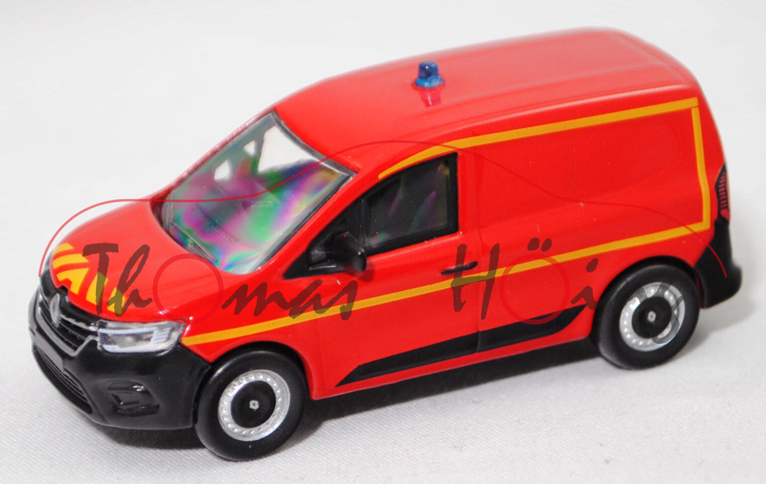 Renault Kangoo Van / Rapid III Advance L1 (3. Gen., Modell 2021-) Pompiers, rot, Norev, 1:64, mb