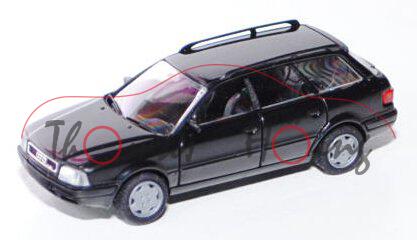 Audi 80 Avant (B4, Typ 8C), Modell 1992-1995, schwarz, Rietze, 1:87, mb