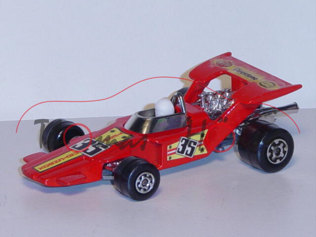 Lightning, verkehrsrot, TEAM MATCHBOX 35 / STP Firestone 20-50, Matchbox Speed Kings, 1:43, mb