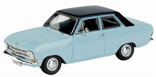 Opel Kadett B, Modell 1971-1973, nocturnblau/horizontblau, Schuco, 1:43, PC-Box (Limited Edition)