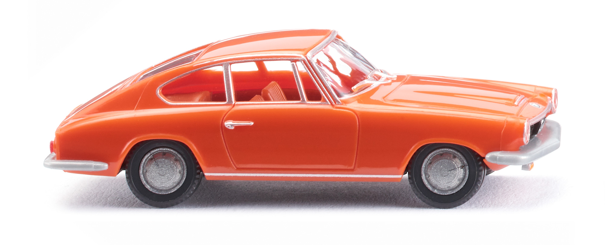 BMW 1600 GT Coupé (1. Generation, Baureihe Glas 1600 GT, Modell 1967-1968), orange, Wiking, 1:87, mb