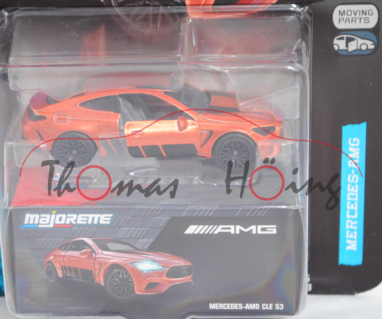 Mercedes-AMG CLE 53 4Matic+ Coupé Premium (C 236, Modell 2023-) (Nr. 232Q), kupfermetallic, majorette, ca. 1:66, Blister (MERCEDES-AMG DELUXE CARS)